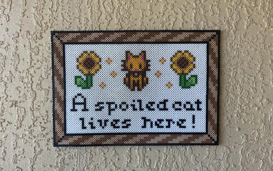 Stardew Kitty Wall Art